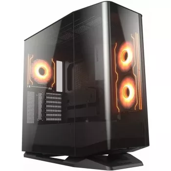 Datora korpuss COUGAR FV270 RGB, mid tower, melns