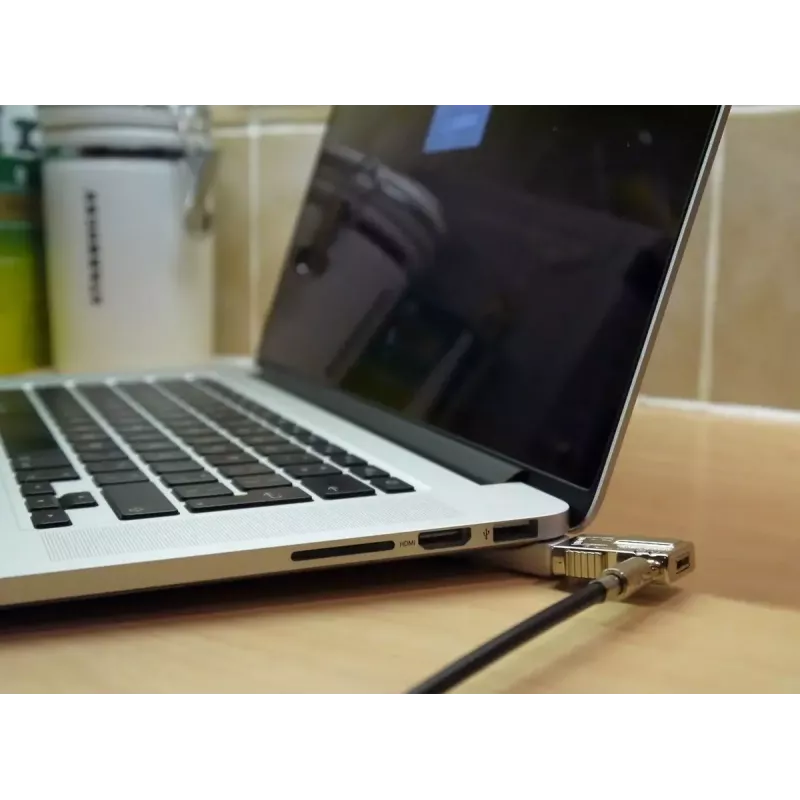 Kabeļu slēdzene Compulocks MBPR15 BR Wedge sudraba krāsā