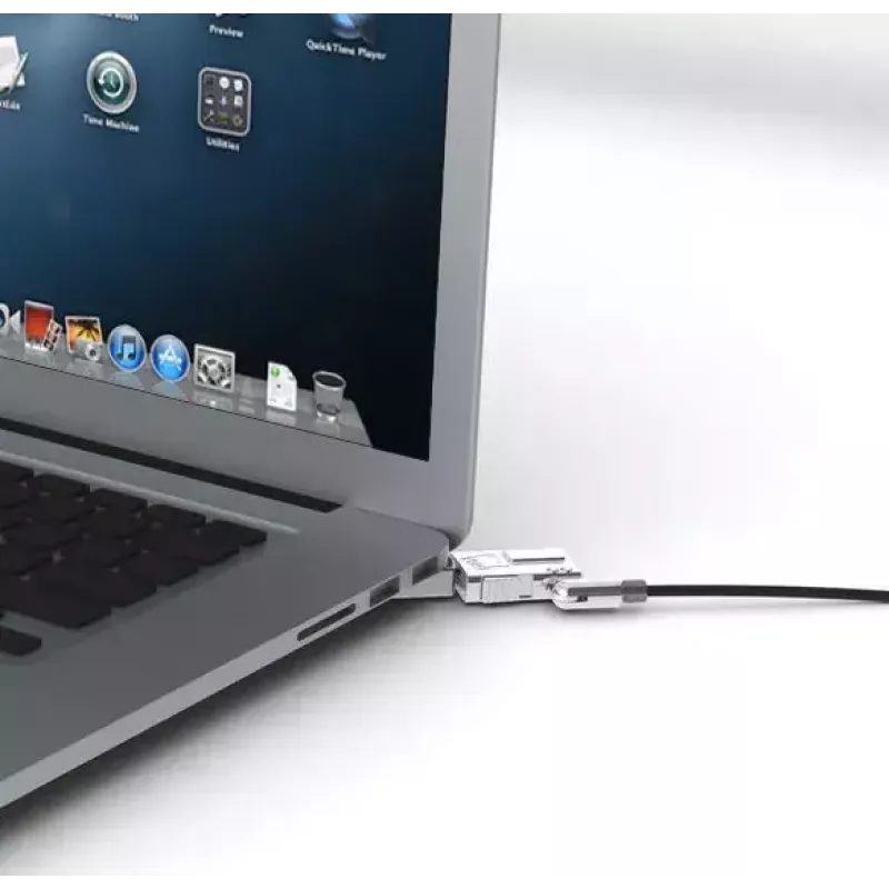 Kabeļu slēdzene Compulocks MBPR15 BR Wedge sudraba krāsā