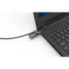 Kombinācijas slēdzene Compulocks CL37 T veida drošības kabeļa slēdzene, melna