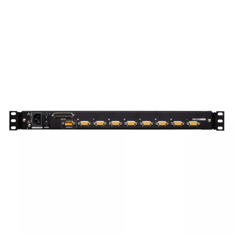 KVM slēdzis ATEN CL5708M Rack mounting Melns 1U 17 inch LCD CL5708M-ATA-GG