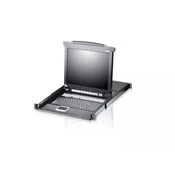 KVM slēdzis ATEN CL5708M Rack mounting Melns 1U 17 inch LCD CL5708M-ATA-GG