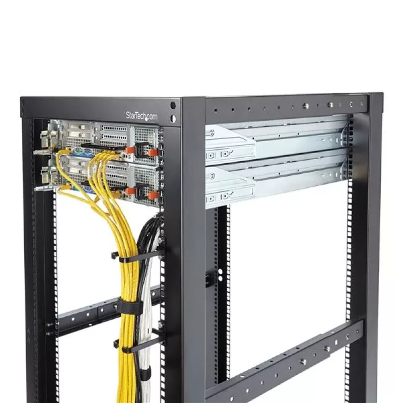 StarTech.com 1U Vertical Server Rack kabelis Management D-Ring Hook - 1.8x3.9in (4.5x10cm)