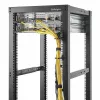 StarTech.com 5 iepakojumā 1U vertikālie kabeļu pārvaldības D-gredzena āķi, kabeļu pārvaldnieks 19 collu serveru statīviem/skapjiem, tīkla statīvu vadu organizētāji, kabeļu vadīklas gredzeni