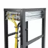 StarTech.com 5 iepakojumā 1U vertikālie kabeļu pārvaldības D-gredzena āķi, kabeļu pārvaldnieks 19 collu serveru statīviem/skapjiem, tīkla statīvu vadu organizētāji, kabeļu vadīklas gredzeni