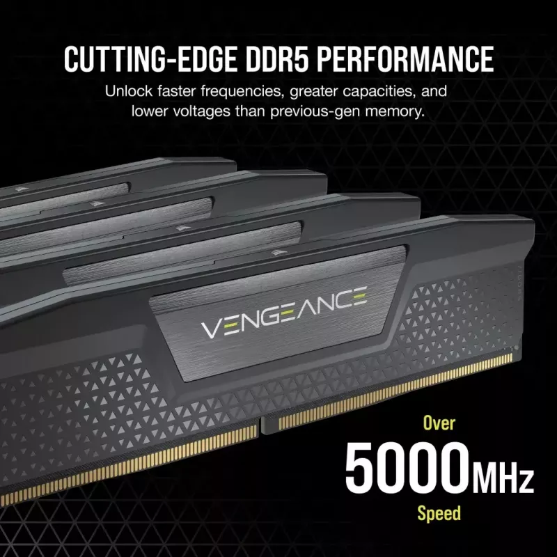 Corsair Vengeance 48 GB (2x24 GB) DDR5-6000 CL30 atmiņas komplekts, pelēks