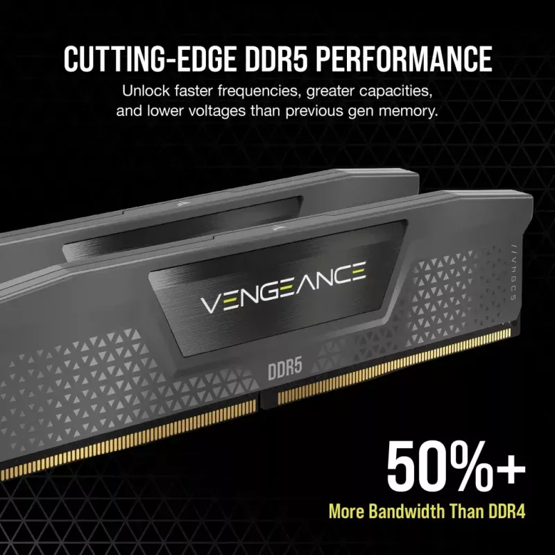 Corsair Vengeance 48 GB (2x24 GB) DDR5-6000 CL30 atmiņas komplekts, pelēks