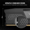 Corsair Vengeance 48 GB (2x24 GB) DDR5-6000 CL30 atmiņas komplekts, pelēks