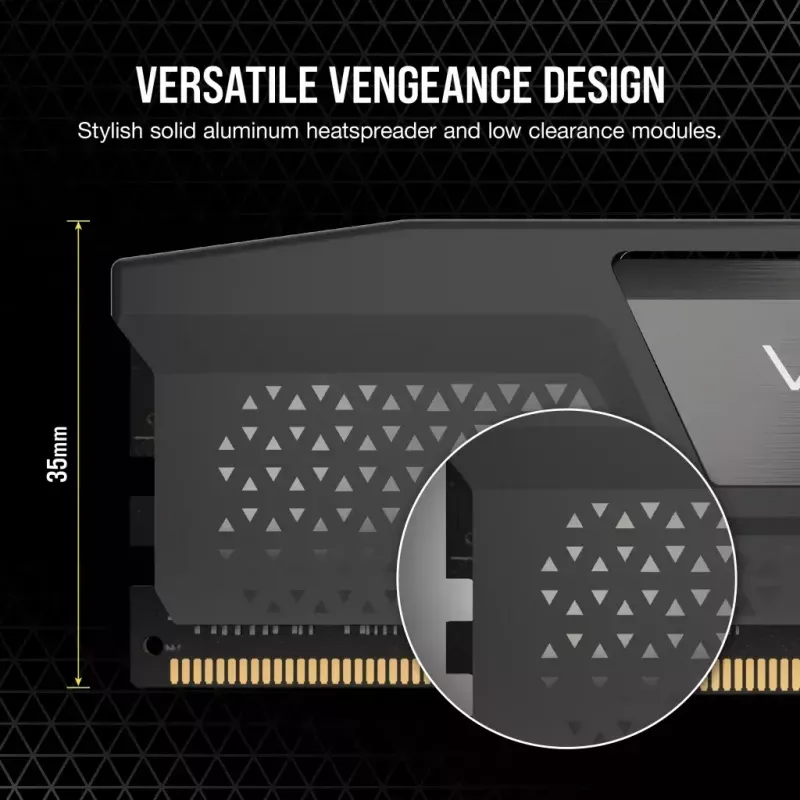Corsair Vengeance 48 GB (2x24 GB) DDR5-6000 CL30 atmiņas komplekts, pelēks