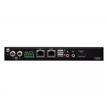 ATEN 1-vietējās/attālinātās koplietošanas piekļuves viena porta 4K DisplayPort KVM over IP slēdzis