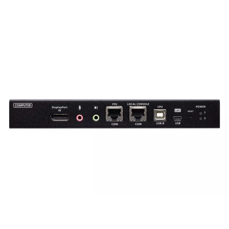 ATEN 1-vietējās/attālinātās koplietošanas piekļuves viena porta 4K DisplayPort KVM over IP slēdzis