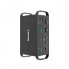 Dokstacija CANYON CNS-HDS95ST — USB-C (USB 3.2 Gen 2) dokstacija ar 2× HDMI, 2× USB 3.2 Gen1, 2× USB 2.0, Gigabit Ethernet, 100W, alumīnijs, melna