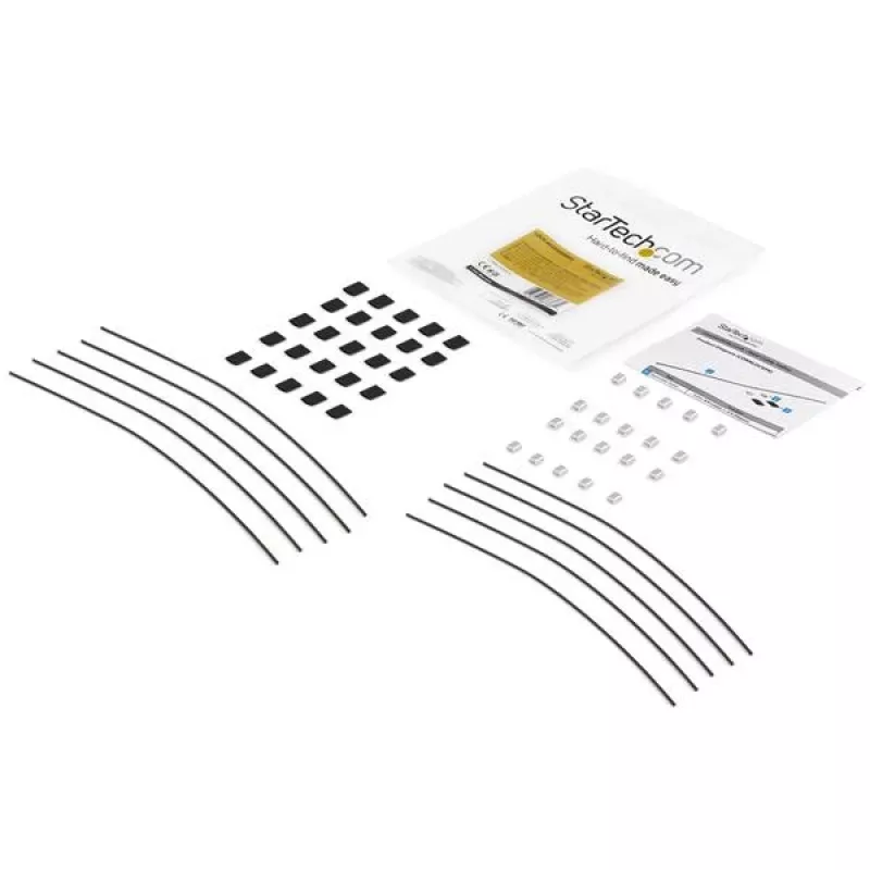 StarTech.com 10 gab. drošības kabeļu stiprinājumu komplekts adapteriem un dongļiem - universāls kabeļa adaptera stiprinājums - stiprinājuma kabelis - regulējama garuma pretzagšanas kabeļa stiprinājuma slēdzenes komplekts - tērauds