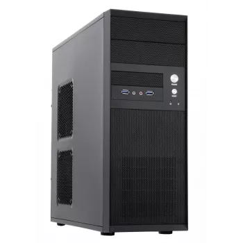 Chieftec CQ-01B-U3-OP datora korpuss Midi Tornis melns