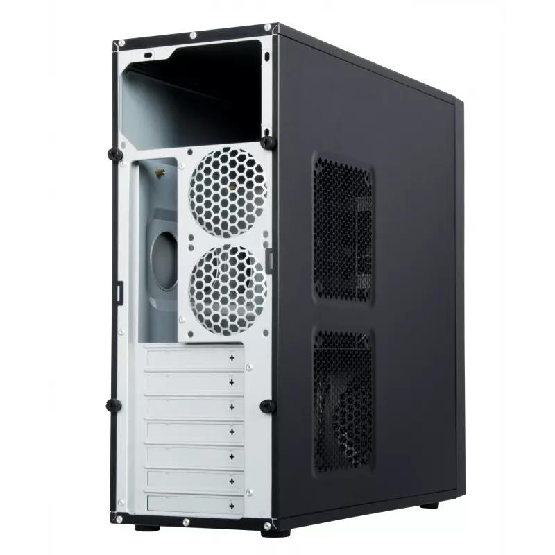 Chieftec CQ-01B-U3-OP datora korpuss Midi Tornis melns