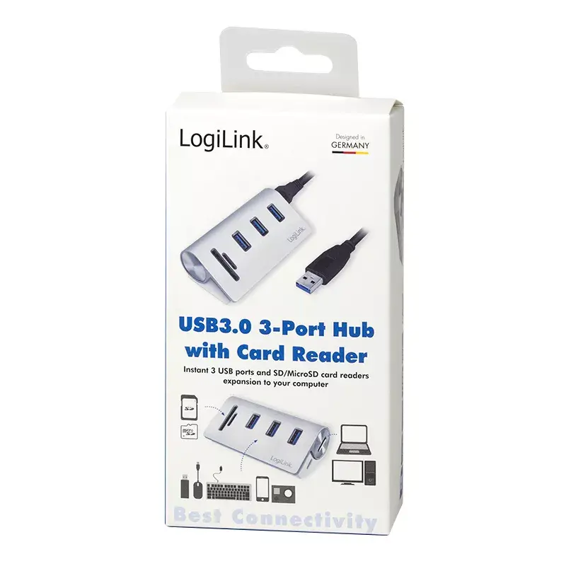 USB centrmezgls LogiLink CR0045