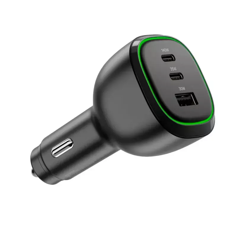 ALOGIC Rapid Power 165W USB-C auto lādētājs ar 240W lādēšanas kabeli