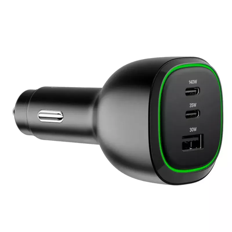 ALOGIC Rapid Power 165W USB-C auto lādētājs ar 240W lādēšanas kabeli