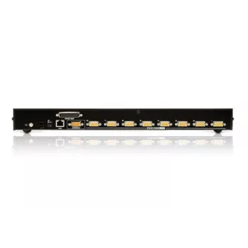 ATEN 8 portu USB/PS/2 VGA KVM pārslēgs ar IP piekļuvi un USB perifērijas portu