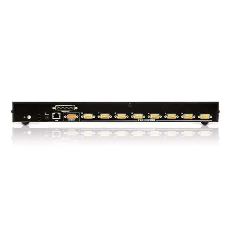 ATEN 8 portu USB/PS/2 VGA KVM pārslēgs ar IP piekļuvi un USB perifērijas portu