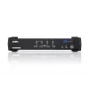 ATEN 4-portu USB DVI Dual Link KVM slēdzis ar audio un USB 2.0 centrmezglu (iekļauti KVM kabeļi)