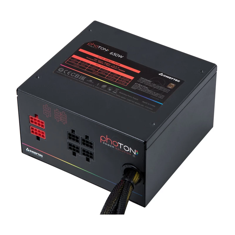 Chieftec Photon barošanas bloks 650 W 24-pin ATX PS/2 melns
