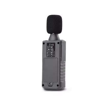 StarTech.com rokas digitālais skaņas mērītājs ar lielu LCD, trokšņa/decibelu līmeņa nolasītājs serveru telpai/birojam, audio monitors, 30-130dBA diapazons, precīzi Min/Max rādījumi