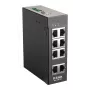 D-Link 8 portu nevadāms industriālais slēdzis ar 8 x 10/100 BaseT(X) portiem
