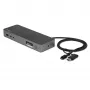 StarTech.com Universāla klēpjdatoru dokstacija, hibrīda USB-C un USB-A doks, divi 4K DP un HDMI, 60W PD, Mac / Windows / Chrome OS, 4x USB 5Gbps centrmezgls, GbE