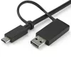 StarTech.com Universāla klēpjdatoru dokstacija, hibrīda USB-C un USB-A doks, divi 4K DP un HDMI, 60W PD, Mac / Windows / Chrome OS, 4x USB 5Gbps centrmezgls, GbE