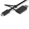 StarTech.com Universāla klēpjdatoru dokstacija, hibrīda USB-C un USB-A doks, divi 4K DP un HDMI, 60W PD, Mac / Windows / Chrome OS, 4x USB 5Gbps centrmezgls, GbE