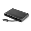 StarTech.com USB C daudzportu adapteris ar HDMI, VGA, Gigabit Ethernet un USB 3.0 – USB C uz 4K HDMI vai 1080p VGA displeja mini dokstacijas centrmezgls – USB Type-C ceļojumu dokstacija USB-C klēpjdatoriem