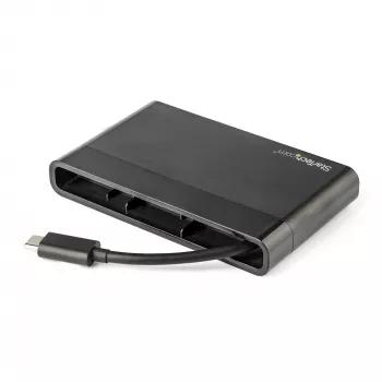 StarTech.com USB C daudzportu adapteris ar HDMI, VGA, Gigabit Ethernet un USB 3.0 – USB C uz 4K HDMI vai 1080p VGA displeja mini dokstacijas centrmezgls – USB Type-C ceļojumu dokstacija USB-C klēpjdatoriem
