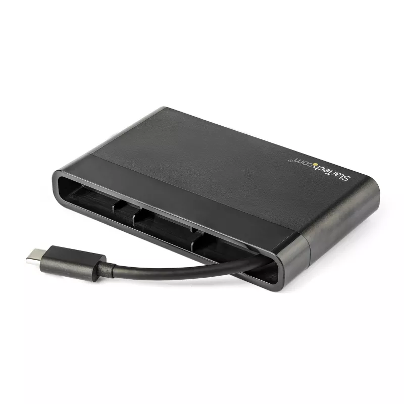 StarTech.com USB C daudzportu adapteris ar HDMI, VGA, Gigabit Ethernet un USB 3.0 – USB C uz 4K HDMI vai 1080p VGA displeja mini dokstacijas centrmezgls – USB Type-C ceļojumu dokstacija USB-C klēpjdatoriem