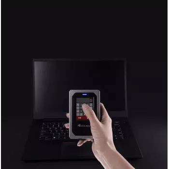 Origin Storage DataLocker DL4 FE ārējais portatīvais šifrētais HDD, 1 TB, USB-C / USB-A