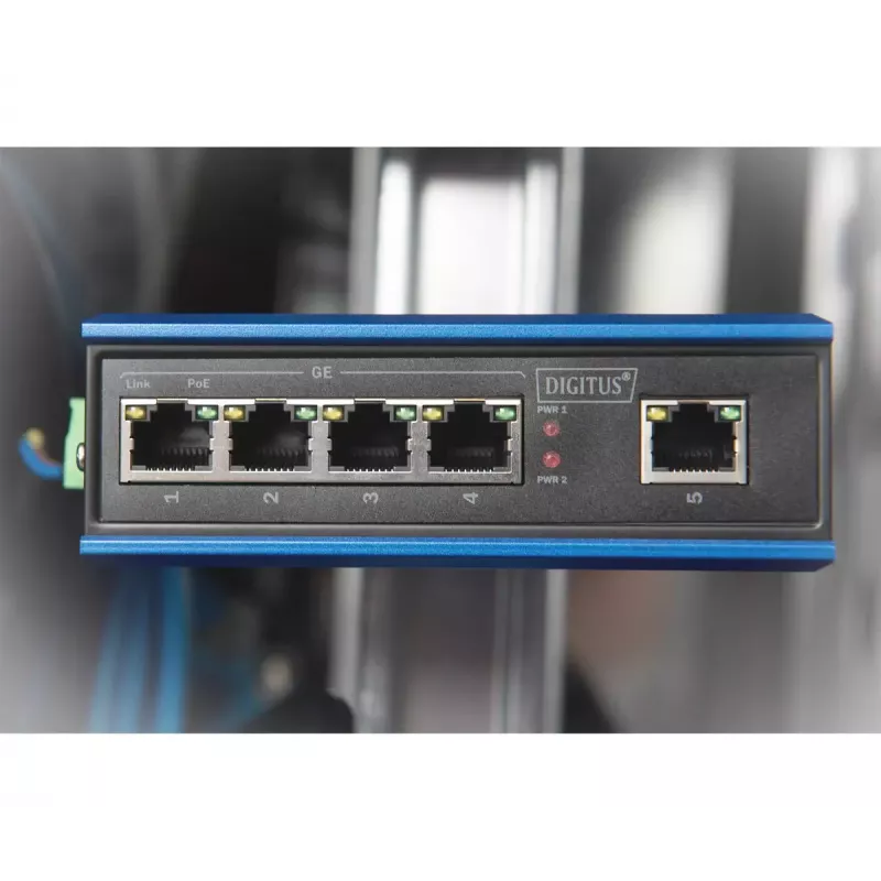 Nepārvaldāms slēdzis Digitus DN-651120 4 Portu Gigabit PoE
