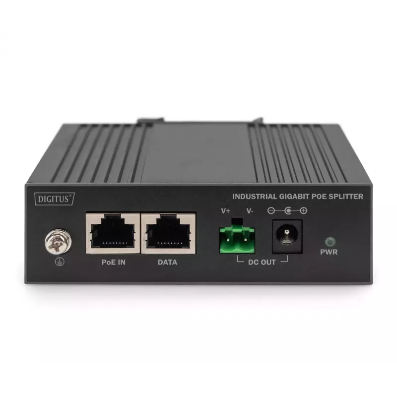 Digitus Gigabit Ethernet PoE Splitter rūpnieciskais 60W IEEE 802.3af 802.3at 802.3bt