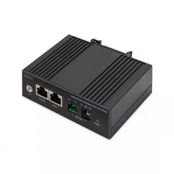 Digitus Gigabit Ethernet PoE Splitter rūpnieciskais 60W IEEE 802.3af 802.3at 802.3bt