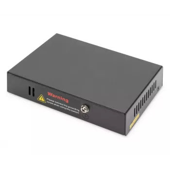 Digitus 4 portu Gigabit 4PPoE paplašinātājs 802.3at 60W melns