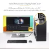 StarTech.com 1m DisplayPort 2.1 kabelis, VESA sertificēts DP80 DisplayPort kabelis ar UHBR20/HDR/DSC 1.2a/HDCP 2.2, 16K/8K 60Hz, 4K 240Hz, 80Gbps, DP 2.1 kabelis, UHD monitora vads, M/M