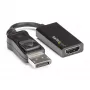 StarTech.com DisplayPort uz HDMI adapteris - 4K 60Hz aktīvs DP 1.4 uz HDMI 2.0 video pārveidotājs - DP uz HDMI monitora/TV/displeja kabeļa adaptera dongle - fiksējošs DP savienotājs