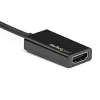 StarTech.com DisplayPort uz HDMI adapteris - 4K 60Hz aktīvs DP 1.4 uz HDMI 2.0 video pārveidotājs - DP uz HDMI monitora/TV/displeja kabeļa adaptera dongle - fiksējošs DP savienotājs