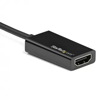 StarTech.com DisplayPort uz HDMI adapteris - 4K 60Hz aktīvs DP 1.4 uz HDMI 2.0 video pārveidotājs - DP uz HDMI monitora/TV/displeja kabeļa adaptera dongle - fiksējošs DP savienotājs