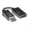 StarTech.com DisplayPort uz HDMI adapteris - 4K 60Hz aktīvs DP 1.4 uz HDMI 2.0 video pārveidotājs - DP uz HDMI monitora/TV/displeja kabeļa adaptera dongle - fiksējošs DP savienotājs