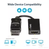 StarTech.com DisplayPort uz HDMI adapteris - 4K 60Hz aktīvs DP 1.4 uz HDMI 2.0 video pārveidotājs - DP uz HDMI monitora/TV/displeja kabeļa adaptera dongle - fiksējošs DP savienotājs
