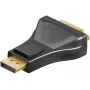 Microconnect DPDVI kabeļa savienotāju pārveidotājs DisplayPort–DVI-D Dual Link 24+5 pelēks
