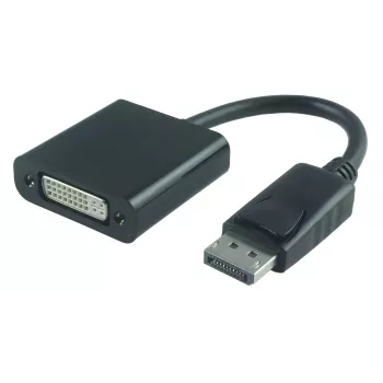 Microconnect DPDVI015 video kabeļa adapteris 0,15 m DisplayPort DVI-I Melns