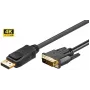 Microconnect DP-DVI-MM-500 video kabeļa adapteris 5 m DisplayPort DVI-D melns