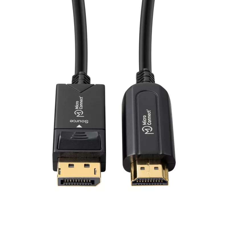Microconnect DP-HDMI-1500V1.4OP video kabeļa adapteris, 15 m, DisplayPort, melns