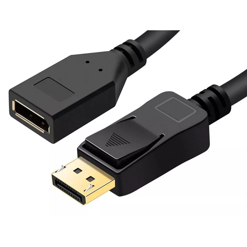 Microconnect DP-MFG-100 DisplayPort kabelis 1 m Melns